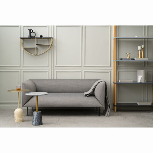 Столик кофейный gryd, D40 см, золотистый 7