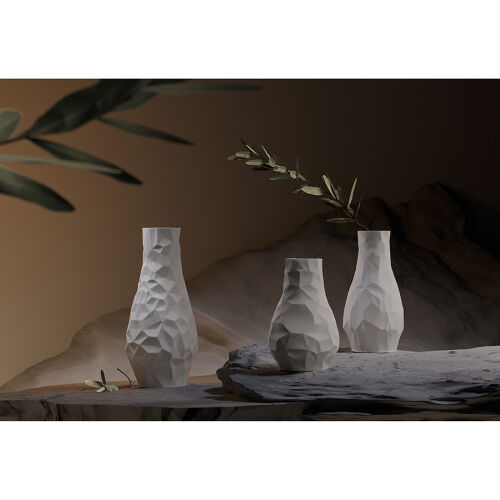 Ваза для сухоцветов printed art, stone, 42 см 2 Ваза для сухоцветов printed art, stone, 42 см 2