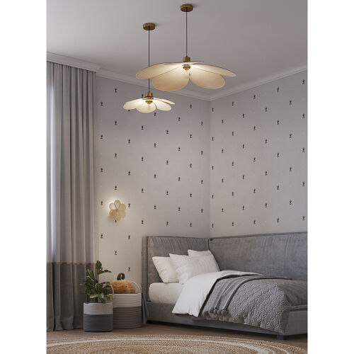 Светильник подвесной kamille, D46 см, бежевый 2