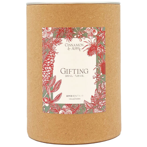 Свеча ароматическая gifting, cinnamon&apple, 40 ч 4 Свеча ароматическая gifting, cinnamon&apple, 40 ч 4