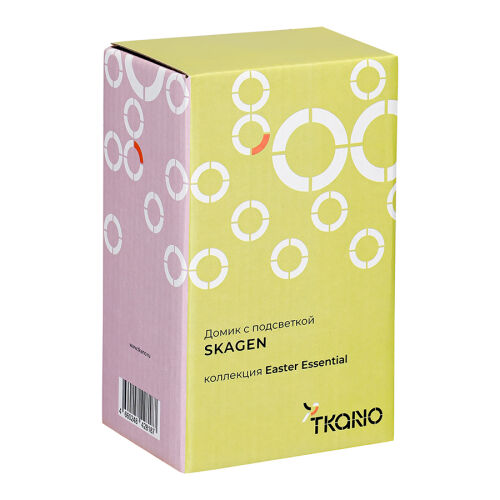 Домик из фарфора с подсветкой skagen из коллекции easter essenti 7