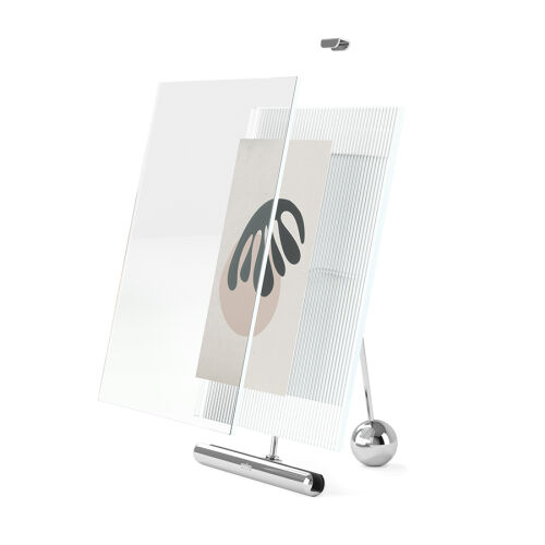 Фоторамка flute, 16х20 см, хром 2