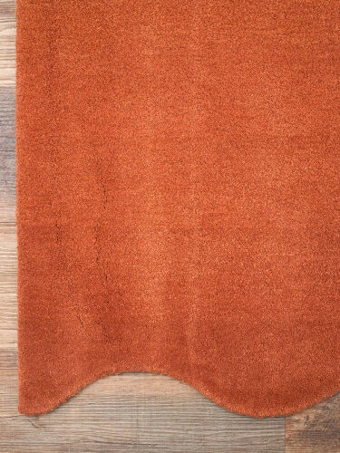 Ковер из шерсти over horizon терракотового цвета из коллекции tr 4