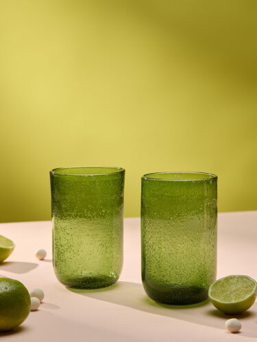 Набор стаканов flowi, 510 мл, темно-зеленые, 2 шт. 2