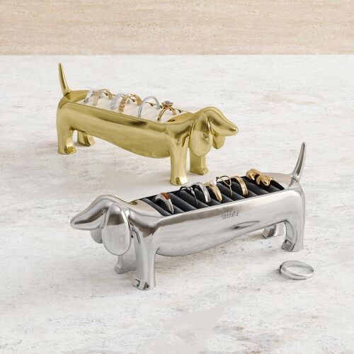 Держатель для колец dachsie, латунь 5