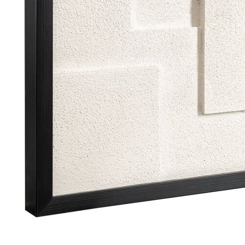 Панно декоративное с эффектом 3d minimalism square, с черной рам 4