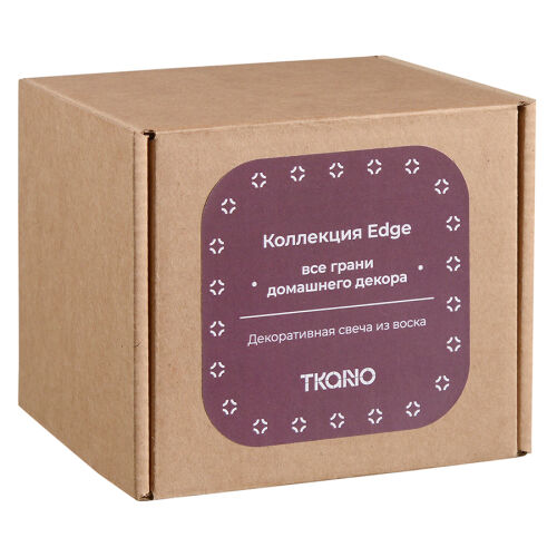 Свеча декоративная бордового цвета из коллекции edge, 10,5см 6