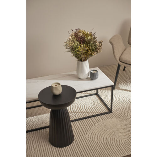 Столик журнальный mayen, 90х40 см, белый/черный 2