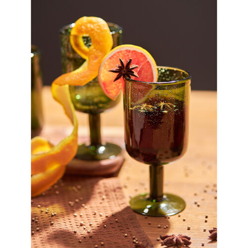 Набор бокалов для вина flowi, 410 мл, темно-зеленые, 2 шт. 5