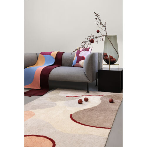 Плед из хлопка с авторским принтом из коллекции freak fruit, 130 2