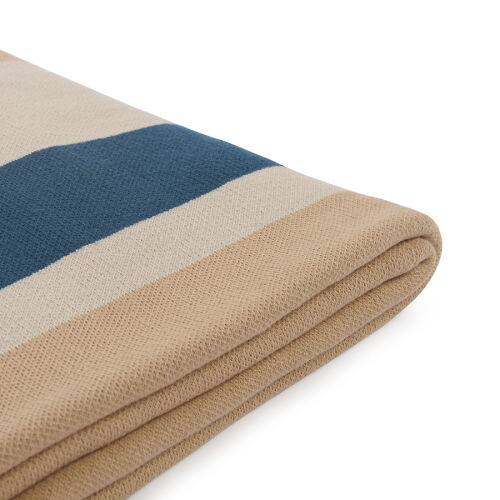 Плед из хлопка с рисунком tulip garden из коллекции terra, 130х1 5