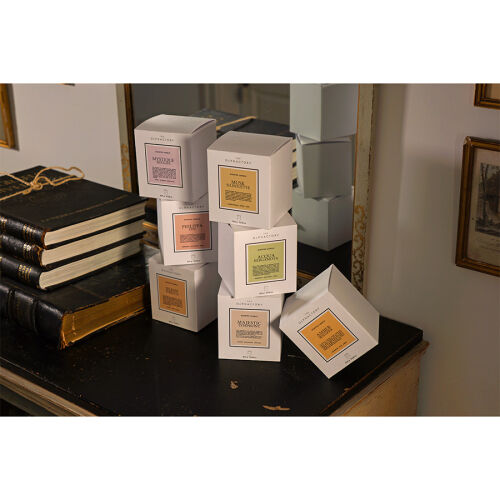 Свеча ароматическая the olphactory, white insignia, acqua bergam 5