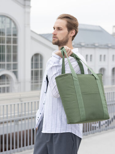 Термосумка для пикника smart picnic, m, темно-зеленая 3 Термосумка для пикника smart picnic, m, темно-зеленая 3