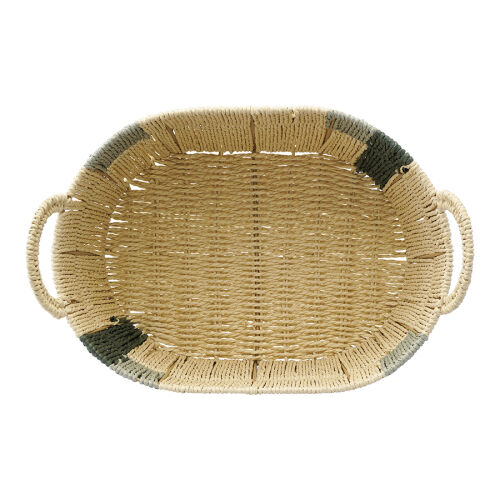 Корзина плетеная овальная bodhran sage из коллекции ethnic, разм 5 Корзина плетеная овальная bodhran sage из коллекции ethnic, разм 5