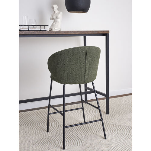 Стул полубарный comfy, рогожка, шпинат 5