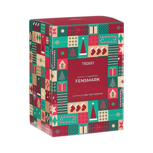 Домик с подсветкой fensmark из коллекции new year essential, 15 5 Домик с подсветкой fensmark из коллекции new year essential, 15 5