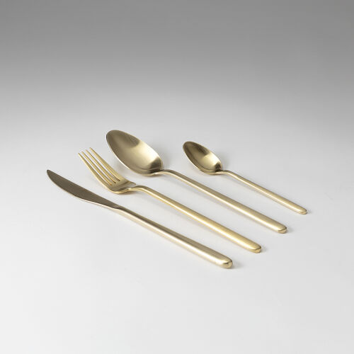 Набор столовых приборов pure, золотистые матовые, 16 пред. 2