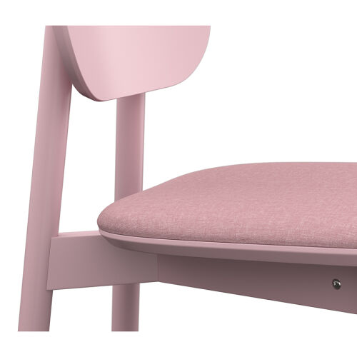 Стул saga, рогожка, розовый 7