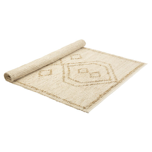 Ковер из джута и переработанного хлопка kolkata из коллекции eth 4