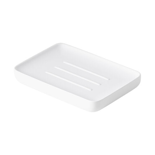 Мыльница slim, белая 5