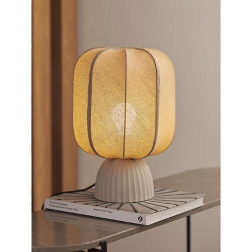 Лампа настольная texture rib, 27х39 см, бежевая 4