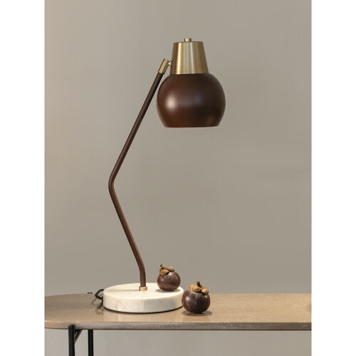 Лампа настольная rond, D18х60 см, сливовая 2