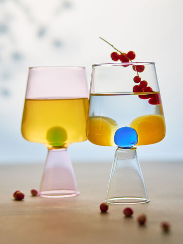 Набор бокалов для вина orb, 400 мл, синий/янтарный, 2 шт. 3