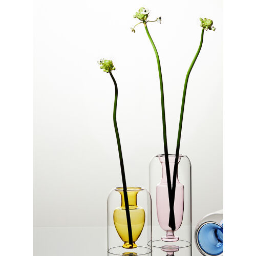 Ваза muse, 25 см, нежно-розовая 2