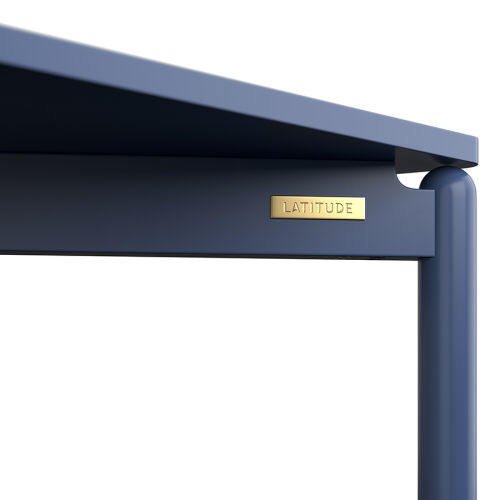 Столик кофейный saga, 75х75 см, синий 7