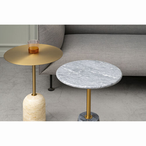 Столик кофейный gryd, D40 см, золотистый 3
