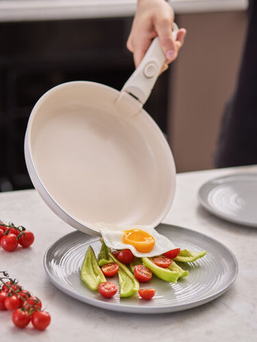 Набор посуды для приготовления со съемной ручкой smart ceramic,  7