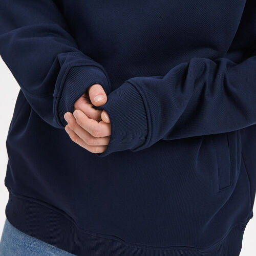 Худи оверсайз унисекс FUSION, темно-синий, размер XL/2XL 4