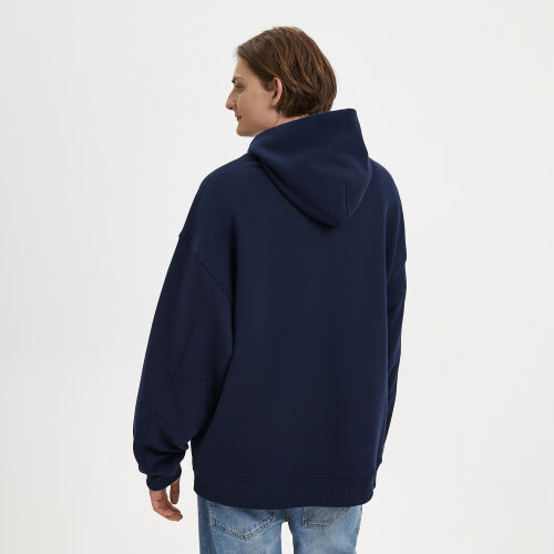 Худи оверсайз унисекс FUSION, темно-синий, размер XL/2XL 6