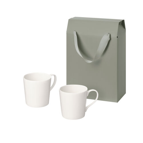 Подарочный набор Siena в коробке-пакете (две фарфоровых кружки)