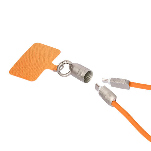 Кабель-ланьярд Корд (Cord), оранжевый 3