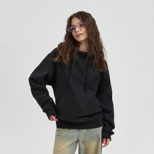 Худи релакс унисекс ADVENTURE, черный, размер 3XL/4XL 3