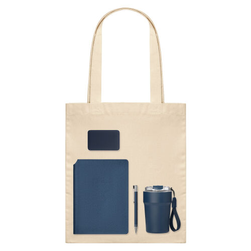 Подарочный набор Welcome Pack, синий (термокружка, ежедневник, р 1 Подарочный набор Welcome Pack, синий (термокружка, ежедневник, р 1