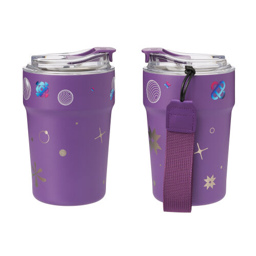 Термокружка вакуумная Monaco, фиолетовая 3