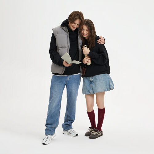 Худи оверсайз унисекс FUSION, черный, размер M/L 6