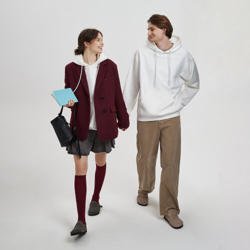 Худи релакс унисекс ADVENTURE, белый, размер M/L 5