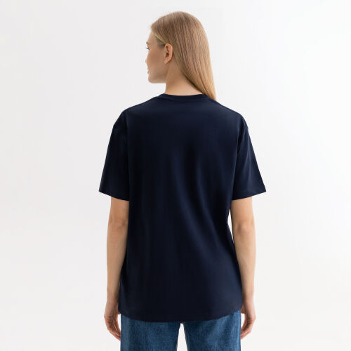 Футболка унисекс Крис (Kris), 150 гр., темно-синяя, размер S 4