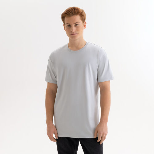 Футболка унисекс Крис (Kris), 150 гр., светло-серая, размер XS 3