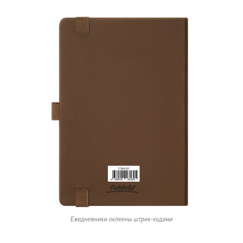 Ежедневник Alpha недатированный, коричневый/бежевый 1