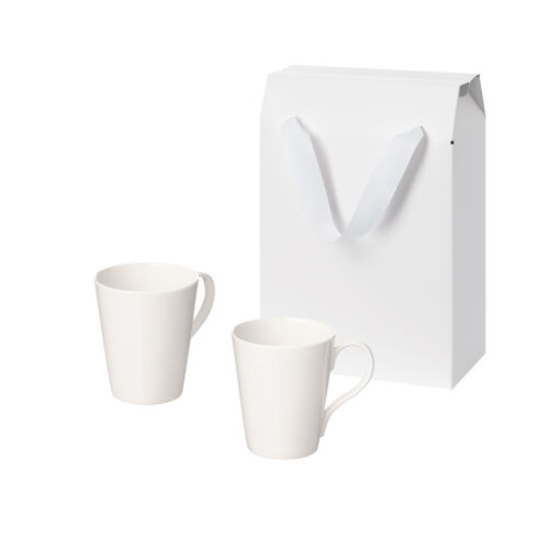 Подарочный набор Vesta в коробке-пакете (две фарфоровых кружки)