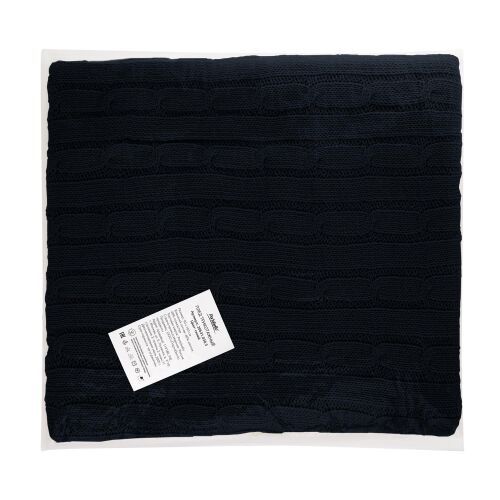 Плед Fado вязаный, темно-синий (без подарочной коробки) 3