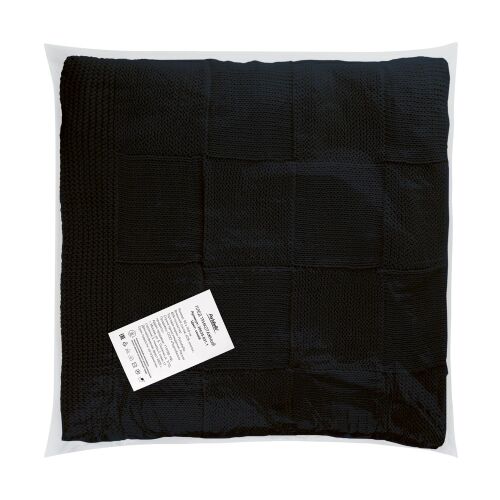 Плед Cella вязаный, темно-синий (без подарочной коробки) 4