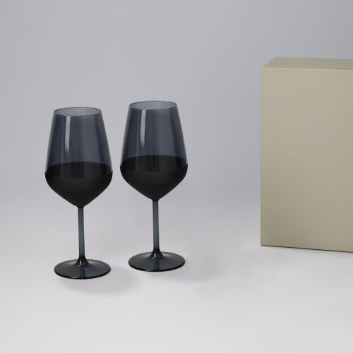 Подарочный набор 2 бокала для вина Блэк Эдишн (Black edition) в  1