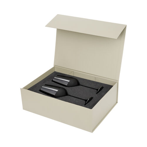 Подарочный набор 2 бокала для вина Блэк Эдишн (Black edition) в  3