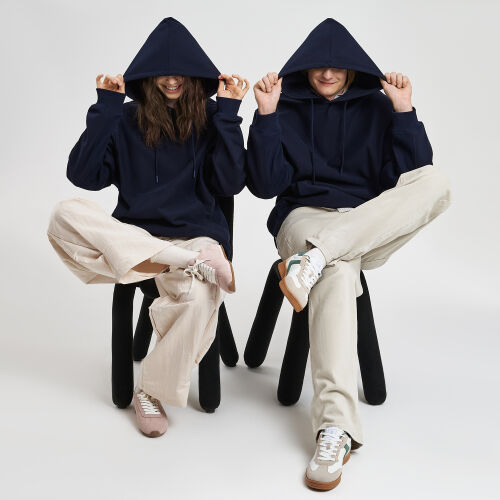 Худи релакс унисекс ADVENTURE, темно-синий, размер XL/2XL 5