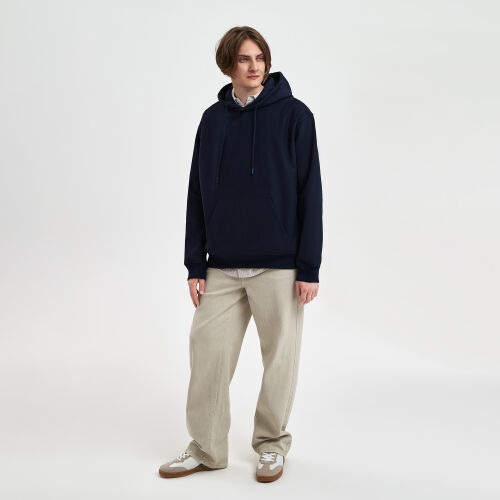 Худи релакс унисекс ADVENTURE, темно-синий, размер XL/2XL 3